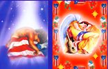 Tarjetas de Navidad con la Bandera de Puerto Rico, Bandera